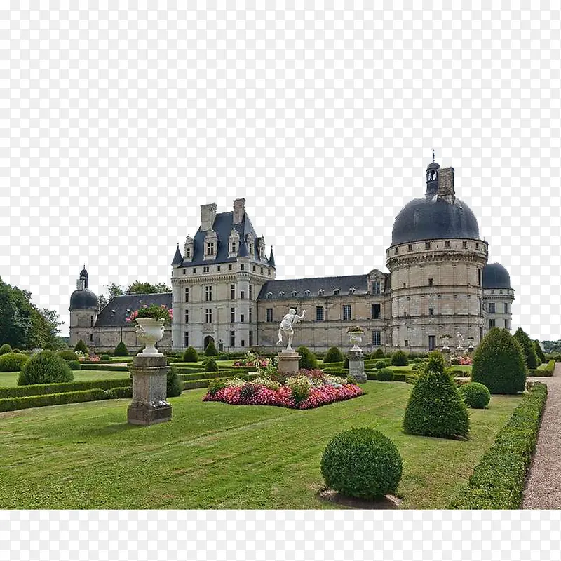 宏伟法国城堡