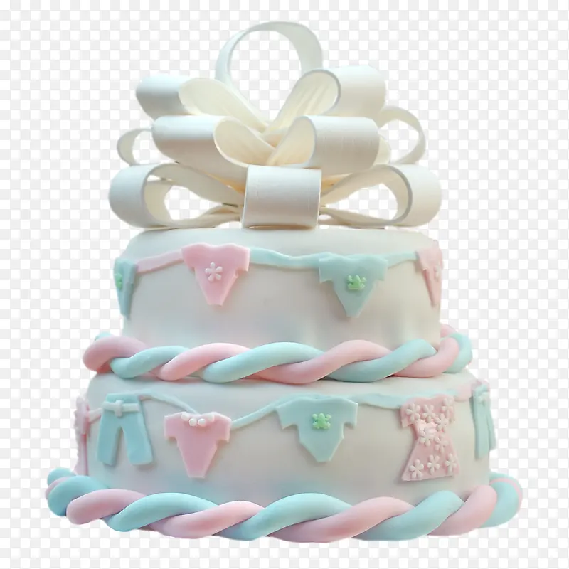 生日蛋糕上的花纹