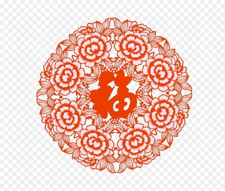 福字窗花