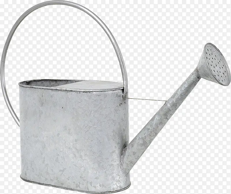 灰色金属浇水壶