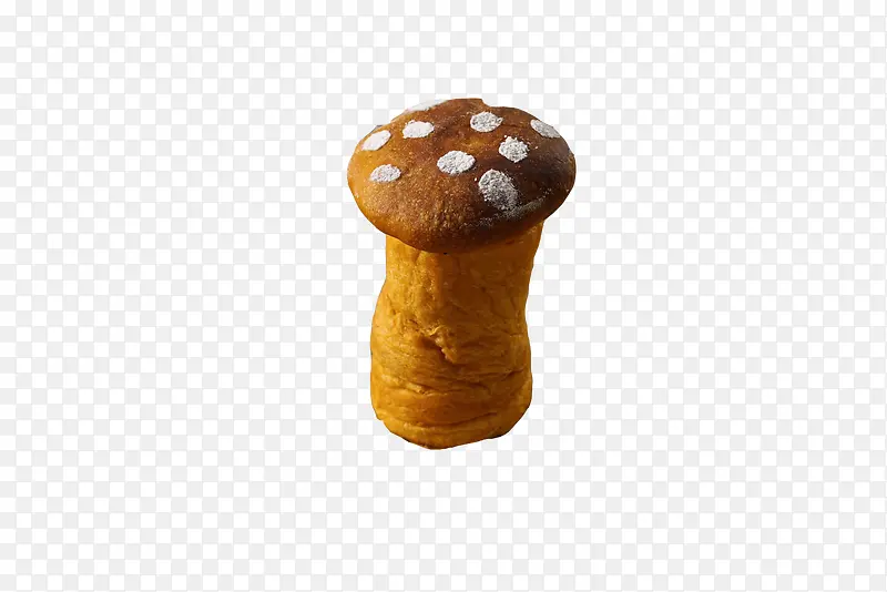 一个蘑菇面包