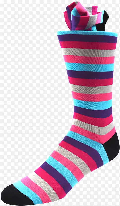 彩色条纹袜子