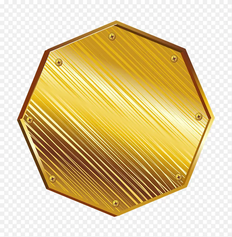 矢量金属素材金属光泽六边形底纹
