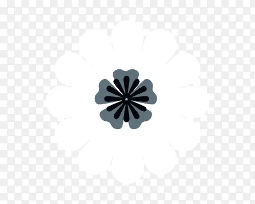 白灰色冬季雪花美式花纹