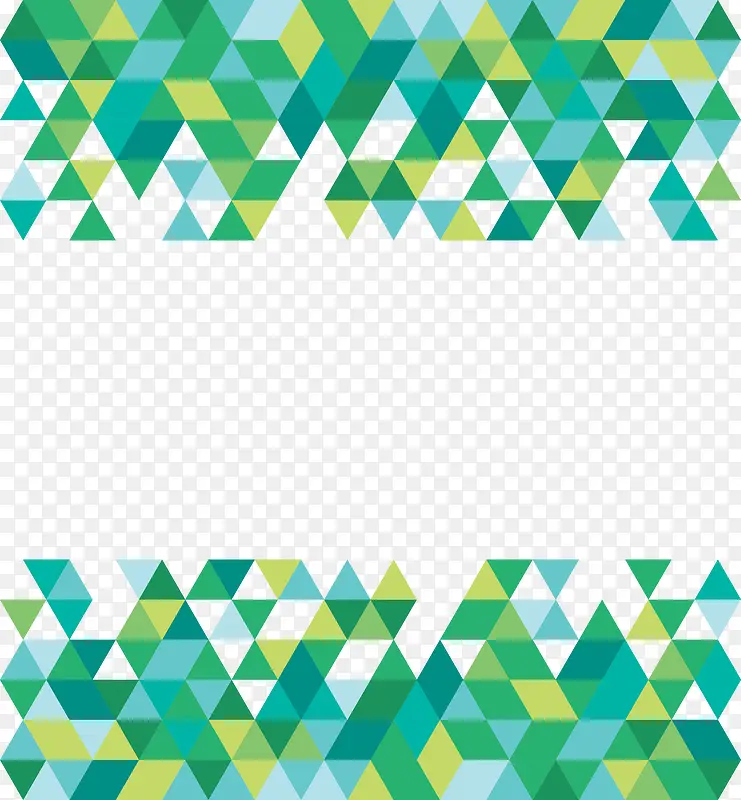 矢量手绘绿色标签