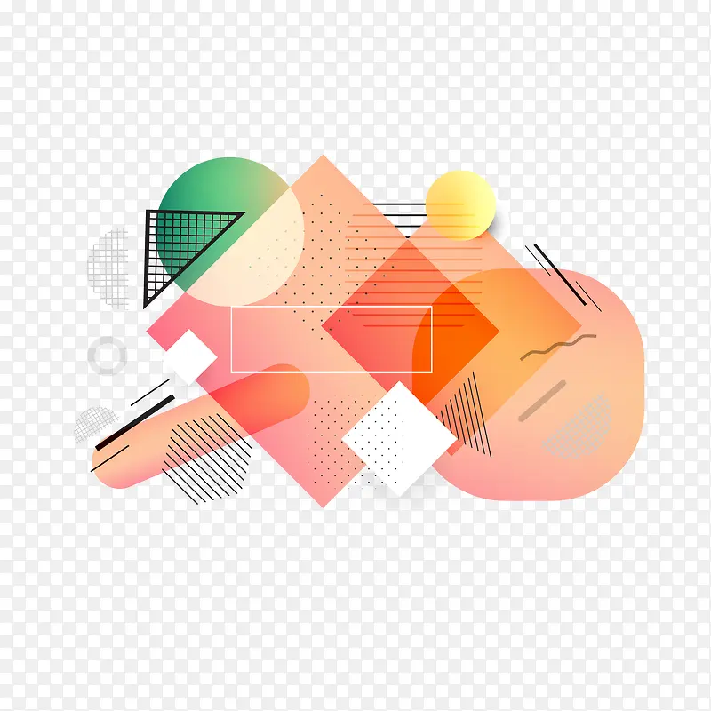 装饰促销双十一电商创意矢量