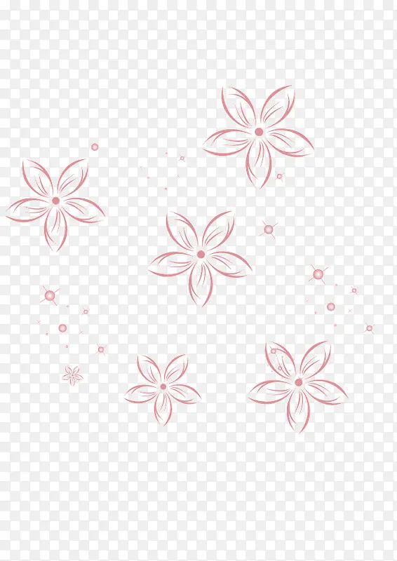 手绘花朵