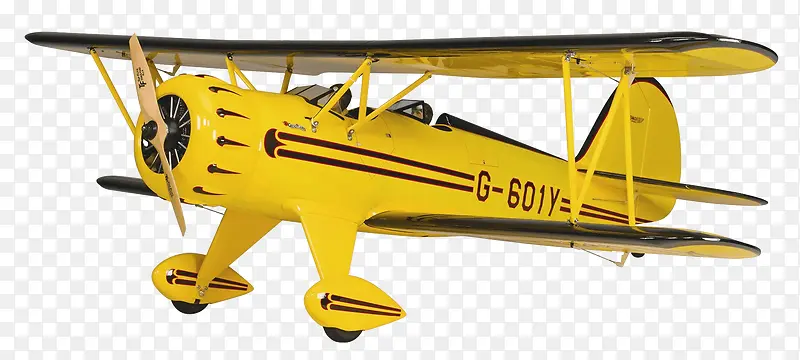 黄色复古飞机