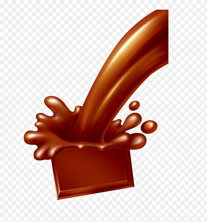 巧克力块巧克力丝绸