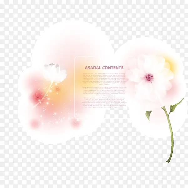 花卉图案 粉色 banner背景