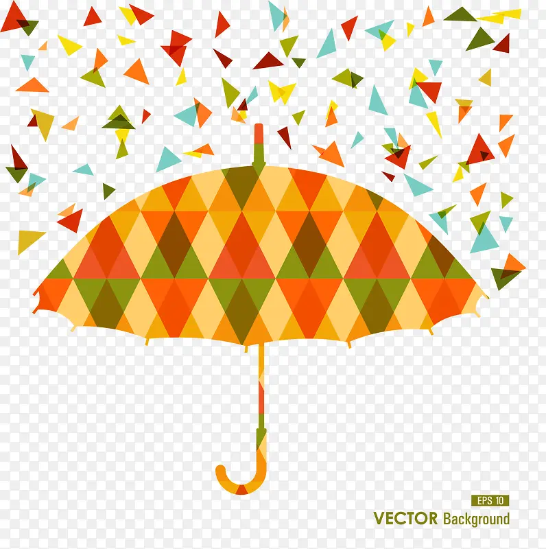 雨伞创意矢量免费素材