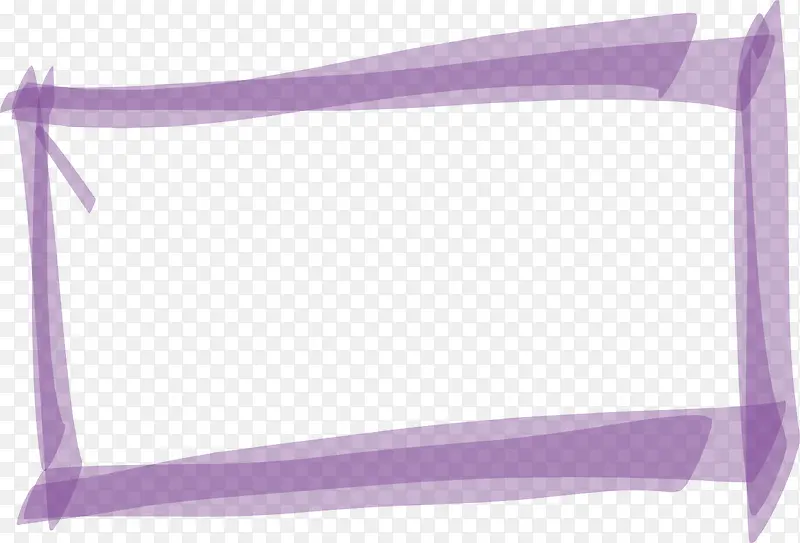 紫色马克笔矩形框