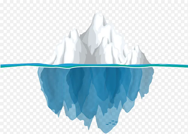 海面的冰峰