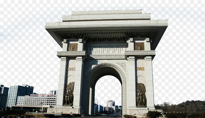 朝鲜平壤凯旋门写真