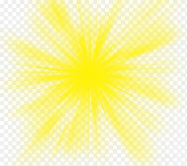 黄色散射光线