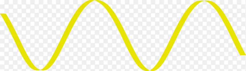 黄色波动曲线图