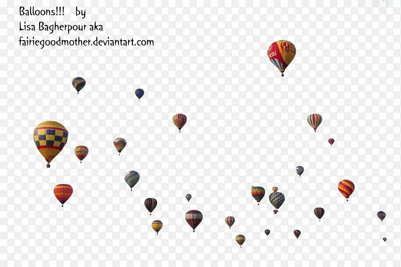 气球热气球蒸汽球漂浮气球