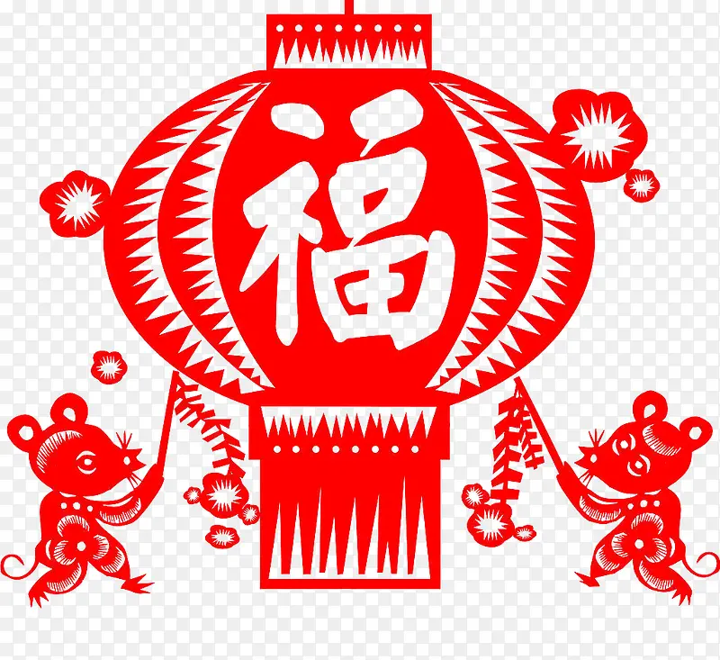 提灯笼剪纸PNG图片素材下载_图片编号8601875-PNG素材网