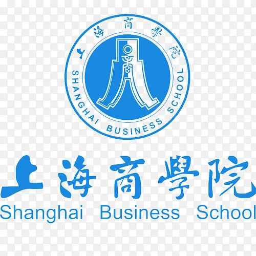 简约装饰上海商学院logo