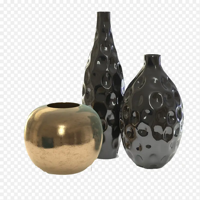 两色日式花瓶