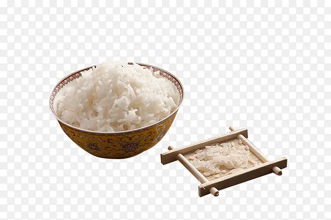 东北大米大米饭素材