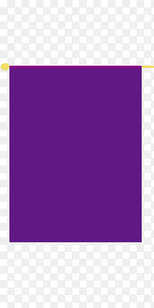 紫色旗帜话框简约色块