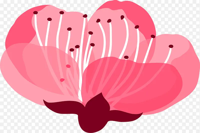 粉色桃花