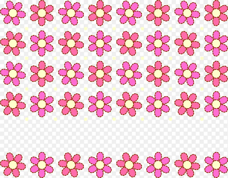 粉色花朵图案
