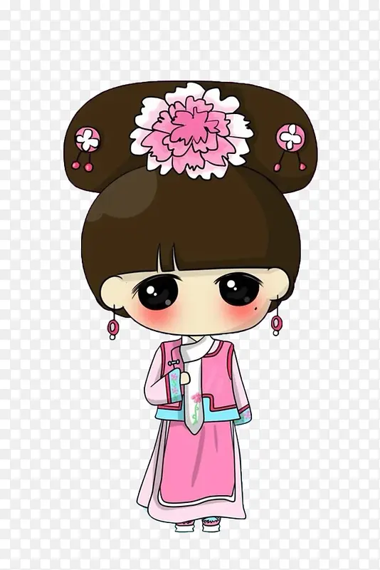 卡通汉服少女PNG图片素材下载_图片编号8621760-PNG素材网