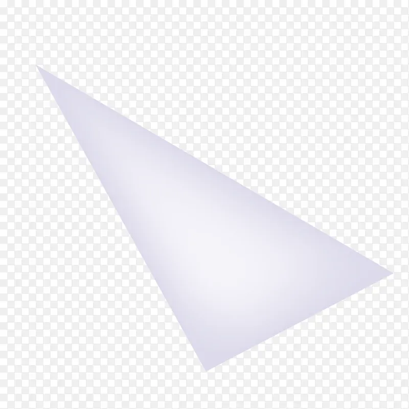 矢量白色透明三角形