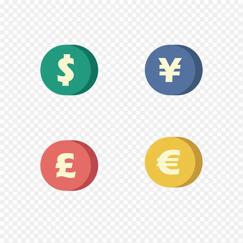 彩色金钱图标PNG图片素材下载_图片编号8627786-PNG素材网