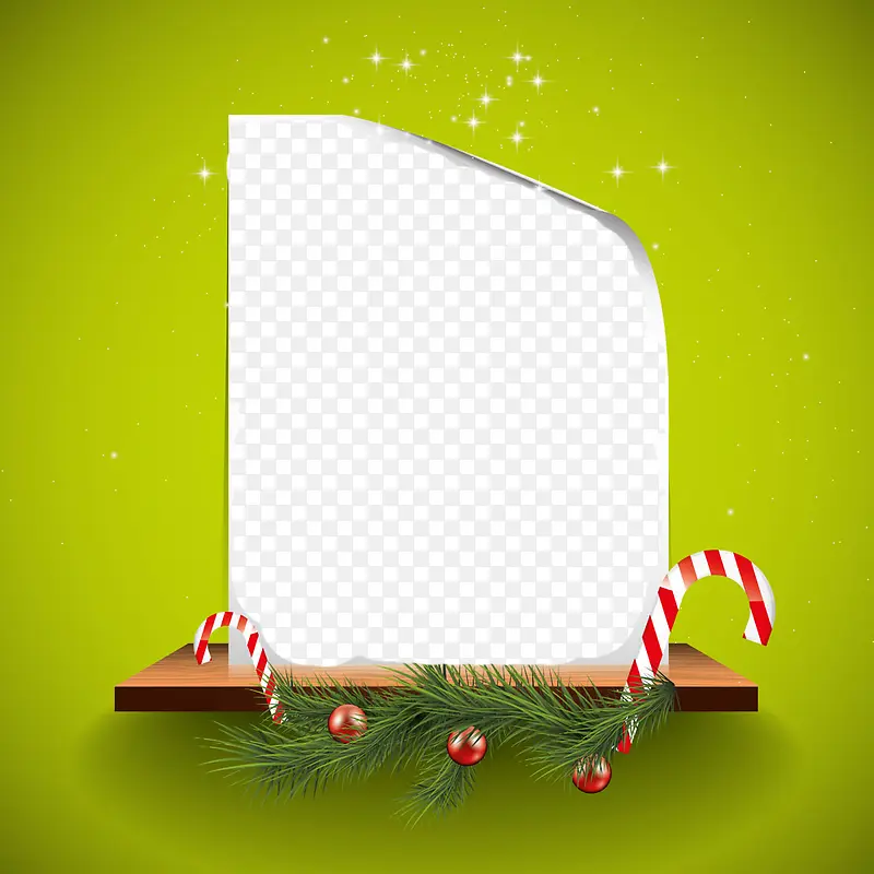 圣诞节信纸边框