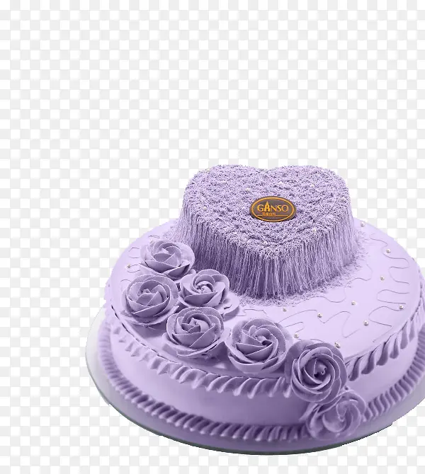 紫色唯美生日蛋糕