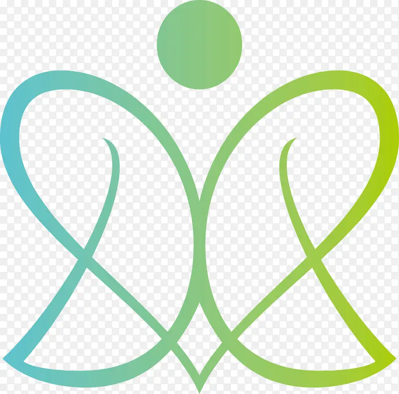 绿色手绘logo