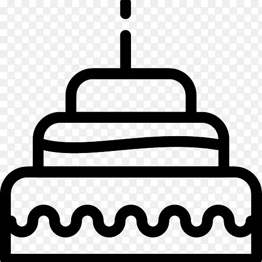 生日蛋糕的图标