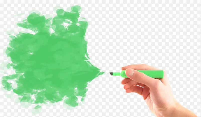 绿色喷绘涂鸦