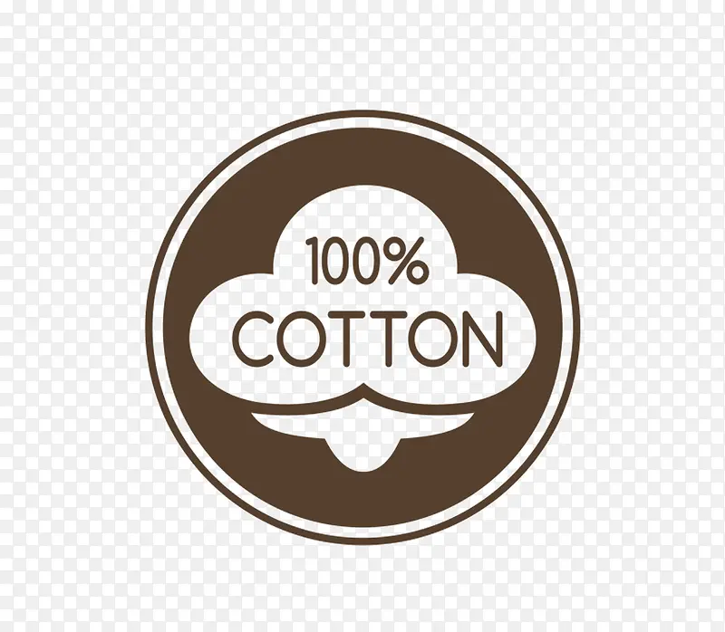 100%纯棉标识