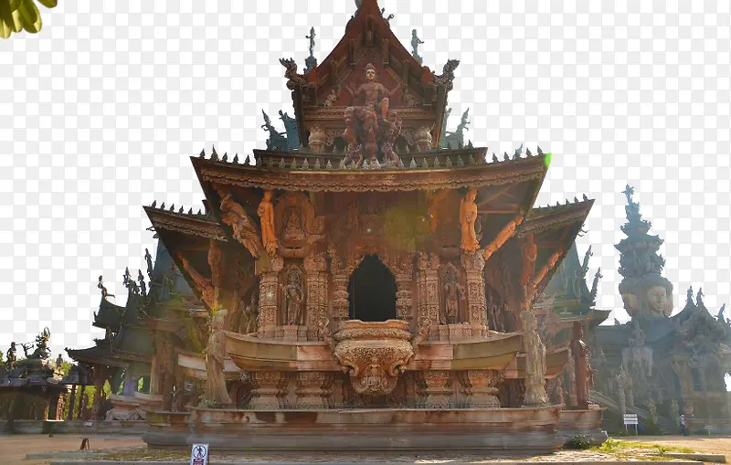 泰国真理寺风景图片二