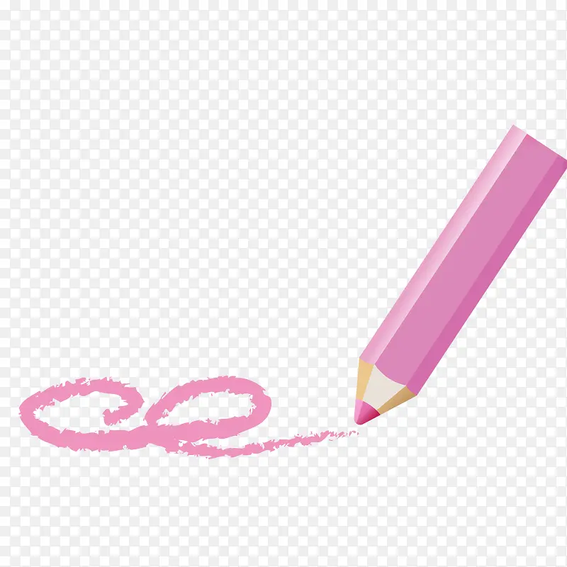 红紫水粉蜡笔笔触矢量素材