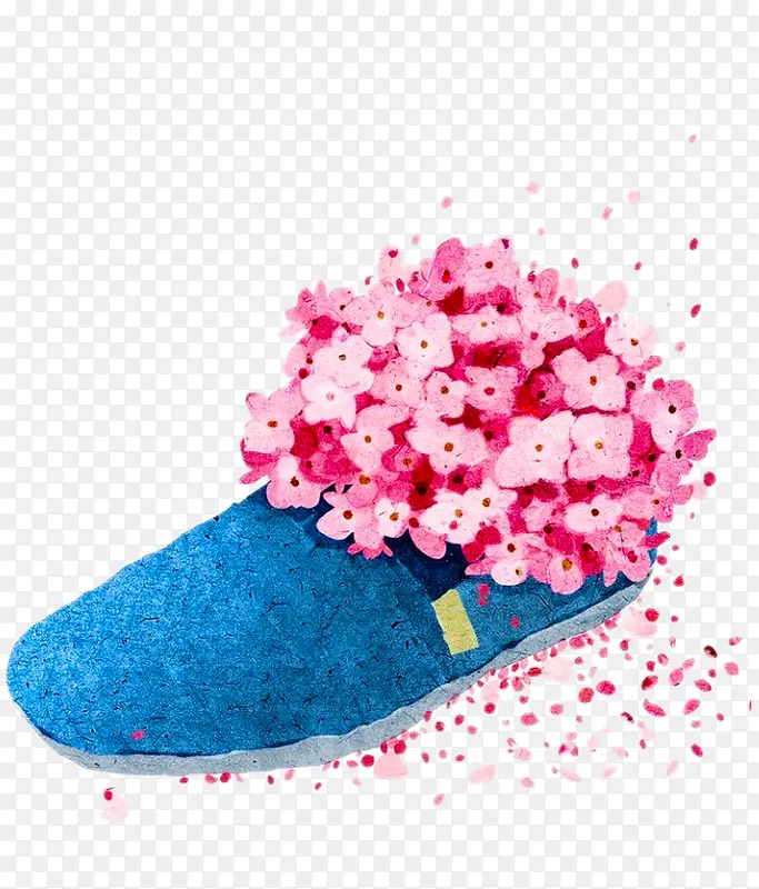 鞋里的樱花