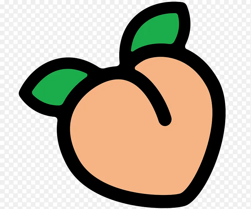 一个可爱的桃子