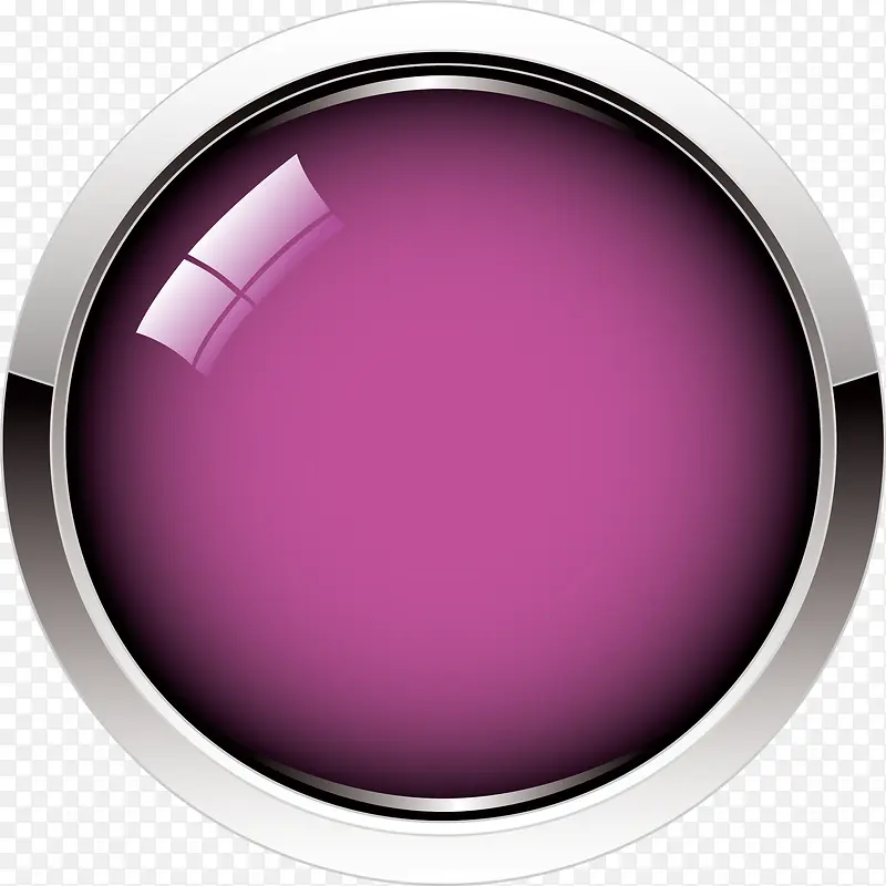 紫色水晶按钮