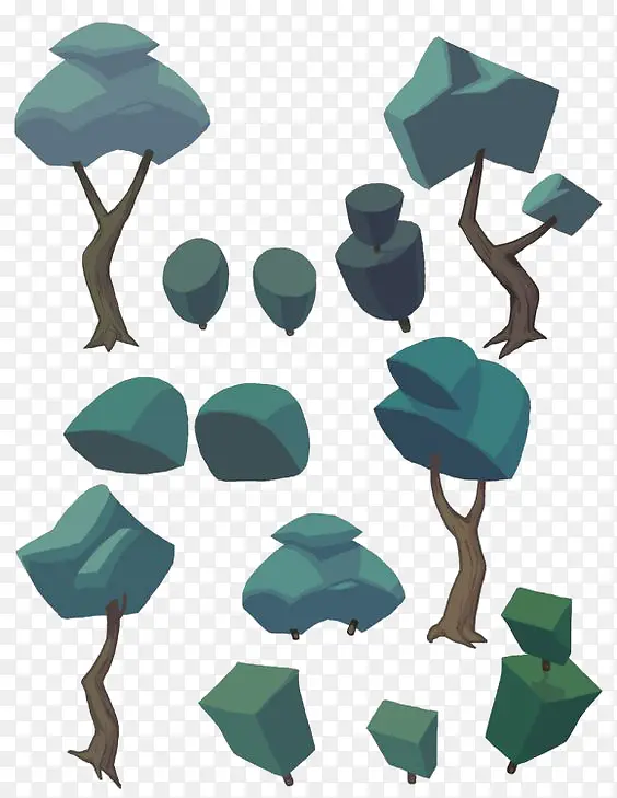 3D小树