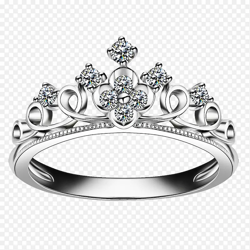 女士皇冠形戒指图片素材