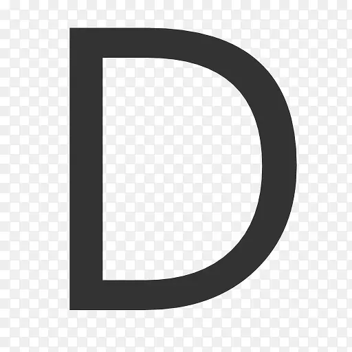大写字母D icon