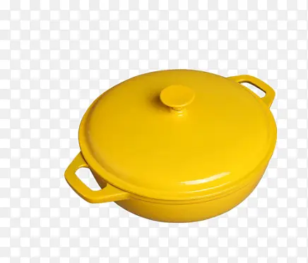 明黄色的汤锅