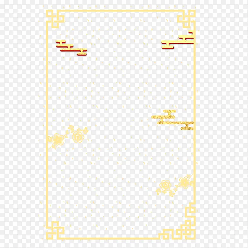 金色边框