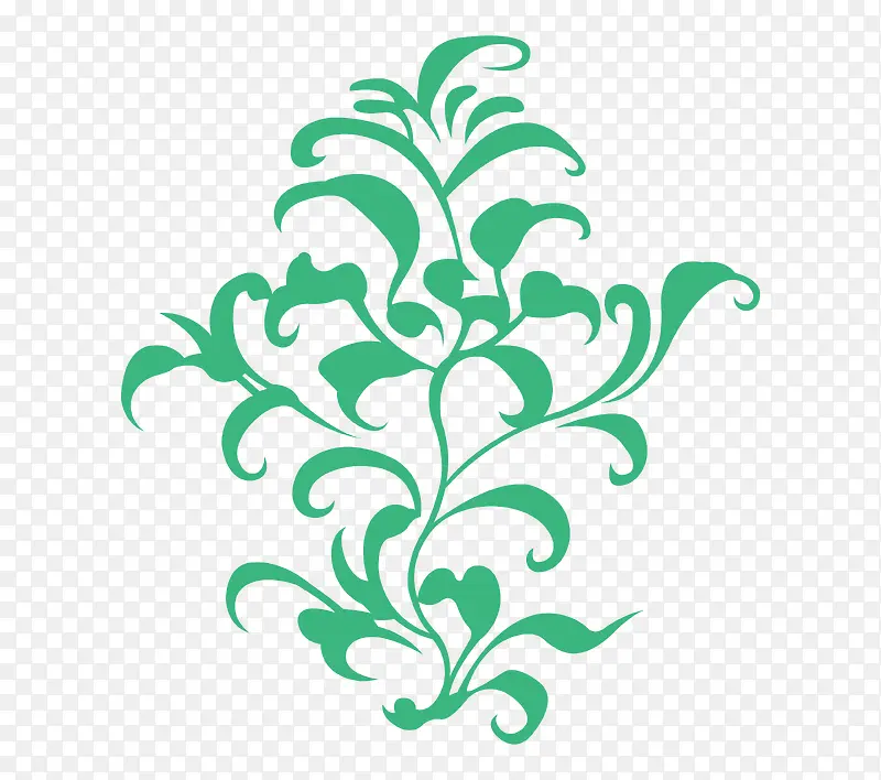 绿植纹样矢量素材