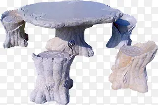 石头雕刻桌子装饰