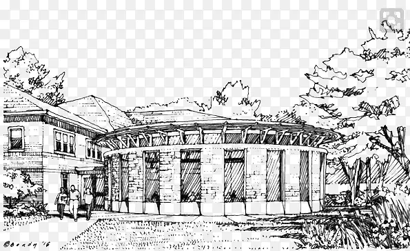 唯美手绘西方建筑